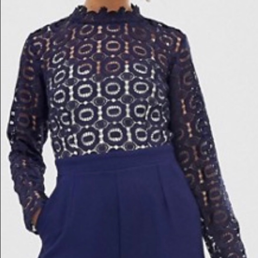 Little mistress Navy Jumpsuit